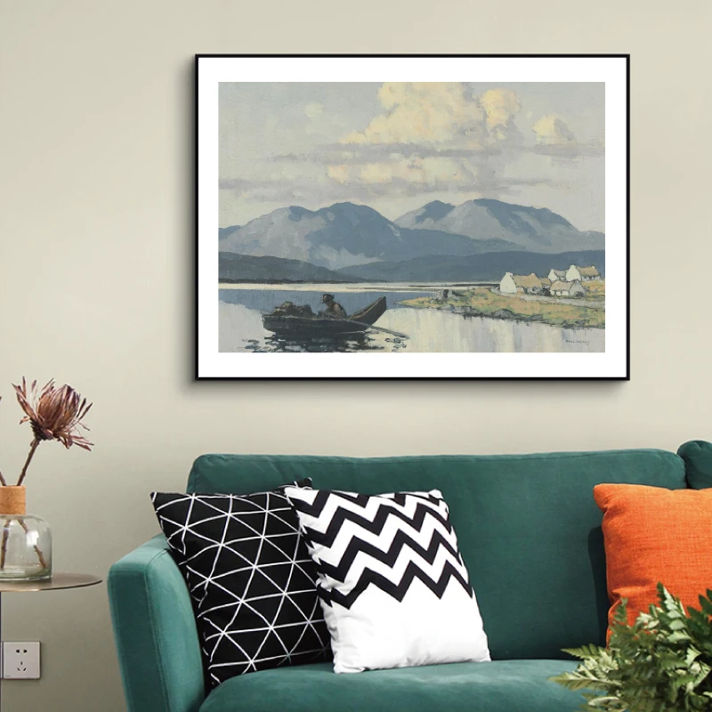 

Rural Oil Painting Style Posters and Prints Canvas Decorative Paintings Home Wall Art for Living Room Dining Room