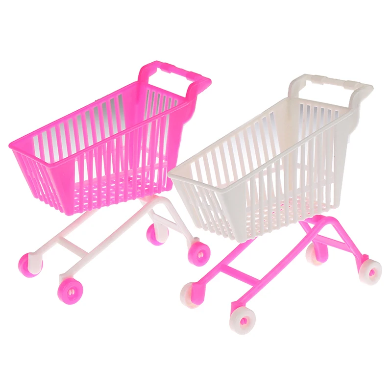 

Shopping Cart For Kids Mini Cute Shoes ,dress Supermarket Pretend Play Handcart Mode Storage Accessores