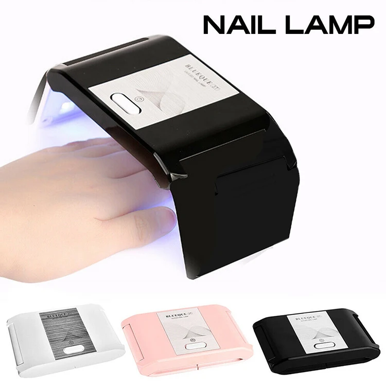 

36W 12 LED Foldable Nails Lamp USB Charging Nail Dryer Machine Phototherapy Portable Lamp For Drying UV Nails Gel Polish Tools