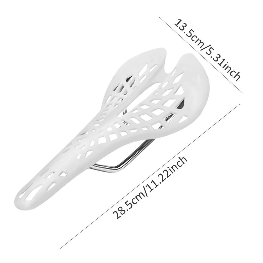 

Bicycle Saddle Ultralight Super Light Plastic Mountain Bike Seat Cushion Cycling Part MTB Breathable Ergonomic Hollow Bike Pats