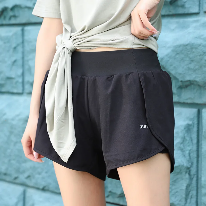 

Loose Sports Shorts Women's Malfunction Fitness Pants High Waist Yoga Pants Quick-drying Running Pants Casual Hot Pants 07MH260