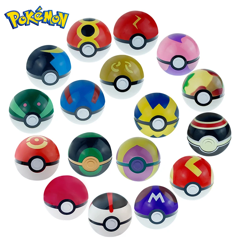 

7CM Tomy Pokemon Pokeball Pvc Action Figure Pikachu Elf Dolls Toys Poke Ball Game Go Kids Birthday Christmas Gifts Blind Box Toy