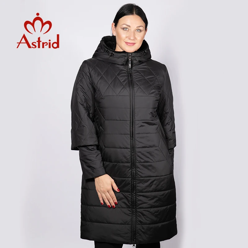 2019 Astrid зимняя куртка женская осень зима теплая с капюшоном высокого качества
