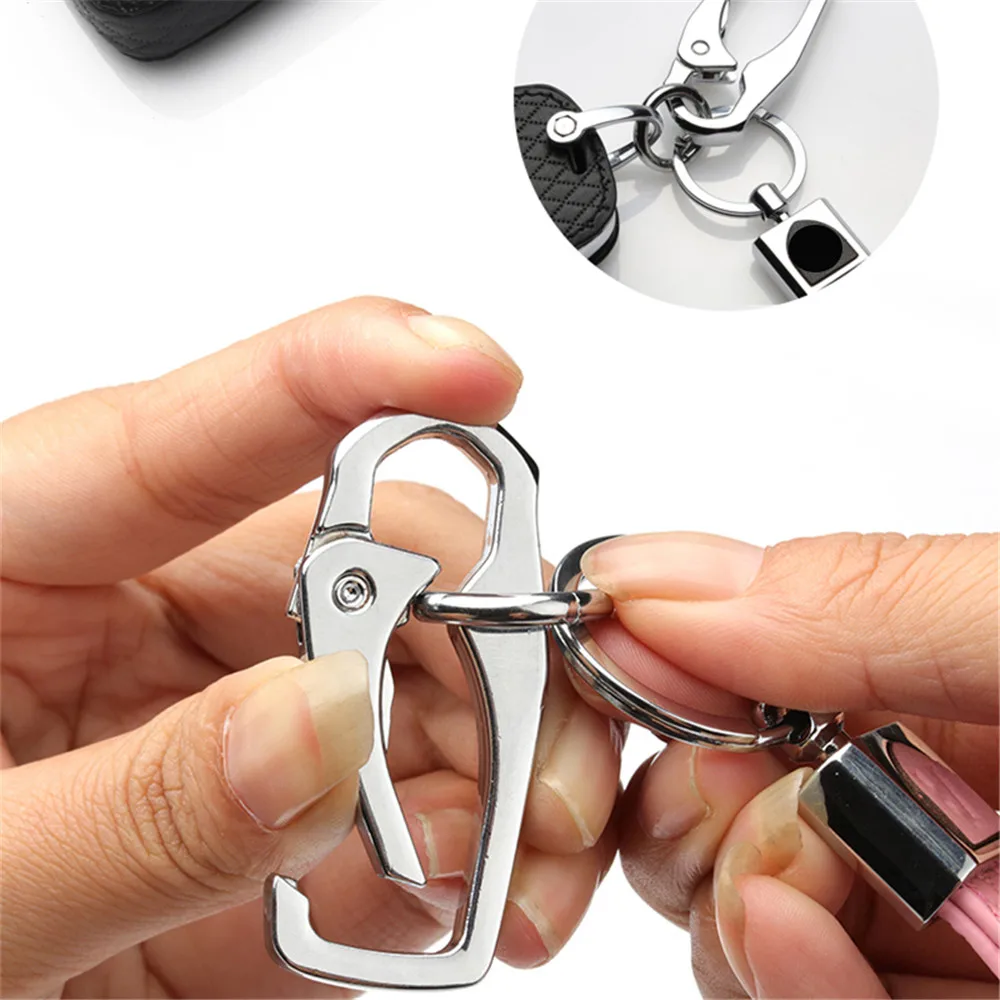 

Leather Car Smart Key Bag Keychain Flip Key Holder Fob Case Cover For Subaru Legacy Tribeca Impreza Forester Xv Case Accessories