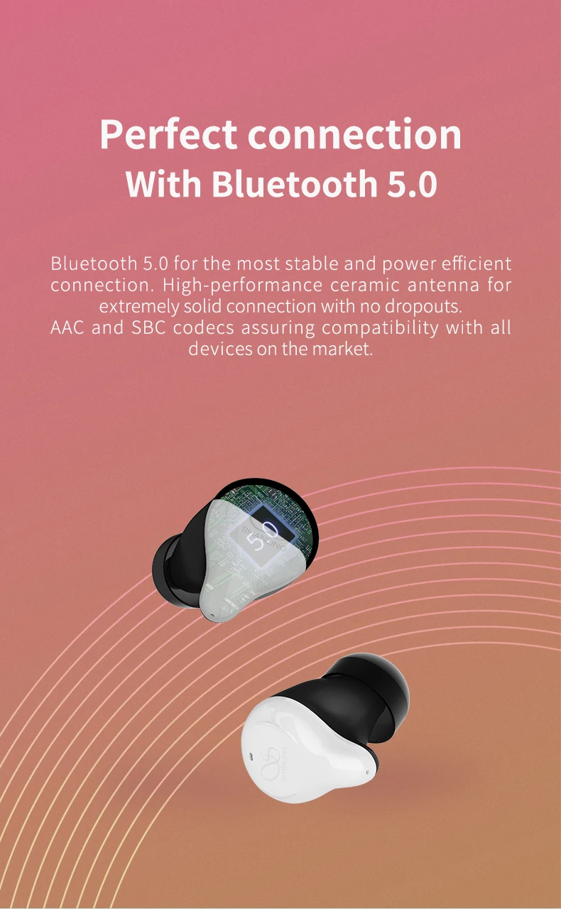 Shanling MTW100 беспроводные Bluetooth наушники гарнитура водонепроницаемые наушники для телефона ноутбука HiFi плеер