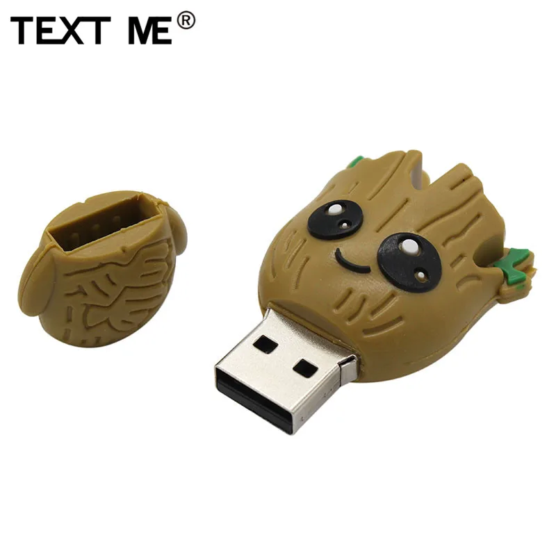 Напиши мне мультяшными деревьями, демон, дерево человек usb флэш-накопитель usb 2,0 4 GB/8 GB/16 GB/32 GB/64 Гб флешка, подарок