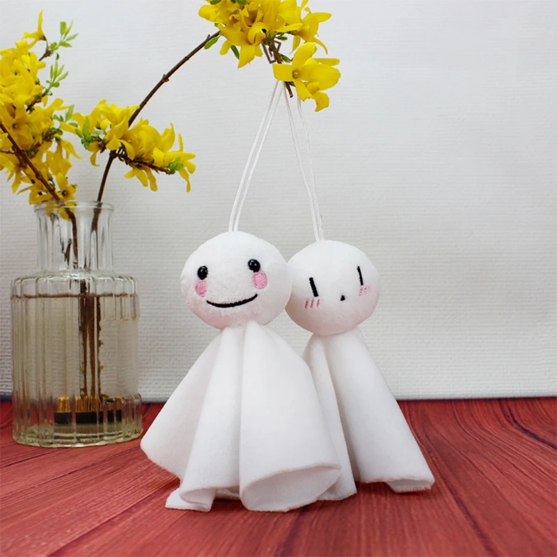 

Japanese Teruterubozu Cute Plush Sunny Doll Toy Cosplay Pendant Hanging Ornament Keyring Decor