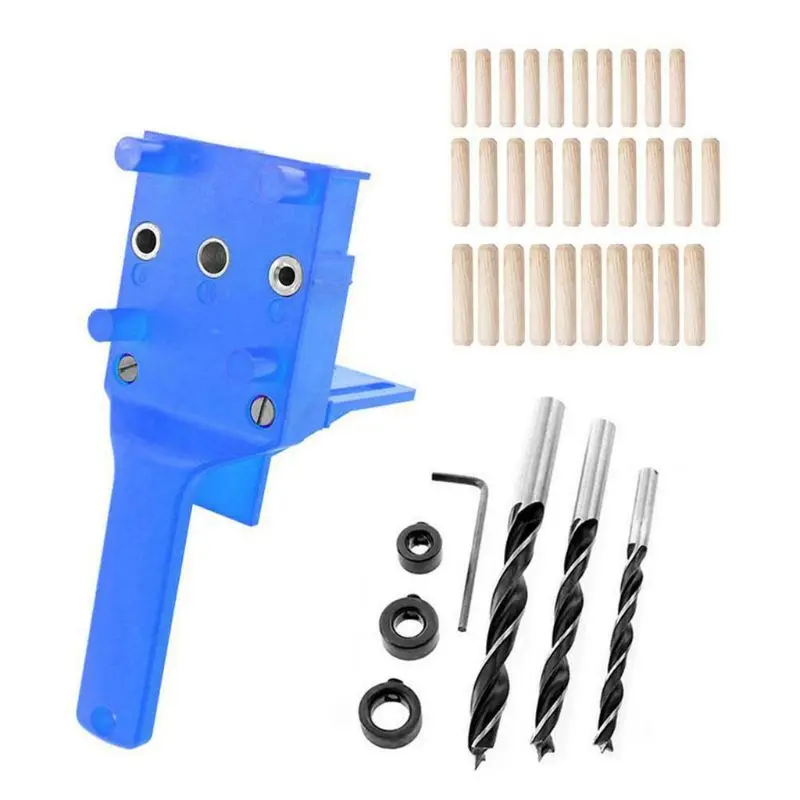 

41pcs/set Woodworking Dowel Jig Guide for 6 8 10mm Drill Bits Wood Drilling Straight Hole Locator
