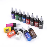 15ml body painting tattoo ink permanent makeup coloring pigment eyebrows eyeliner tattoo paint body eternal tattoo ink