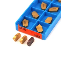 sp300 nc3020 nc3030 pc9030 korloy grooving carbide inserts lathe cutter turning tool parting and grooving off tools