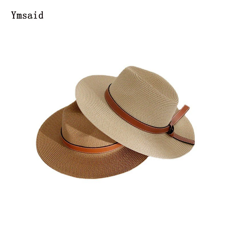 

Панама женская Соломенная с защитой от УФ-лучей, Пляжная Панама для путешествий, летняя, 2022