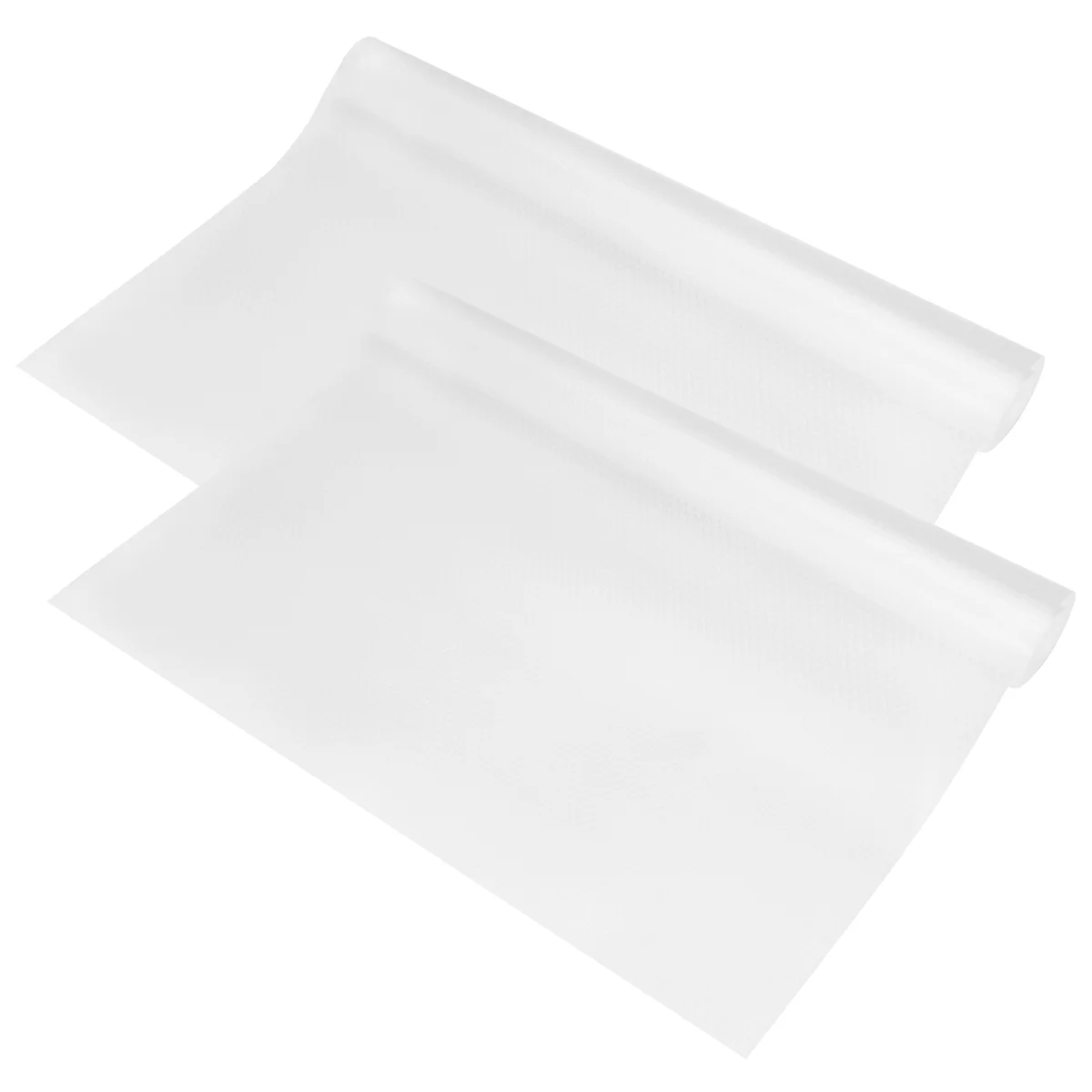 

Hemoton 2 рулона 450 г/м² подкладка для ящика полки EVA нескользящий коврик водонепроницаемый коврик для холодильника 150x45 (прозрачный белый)