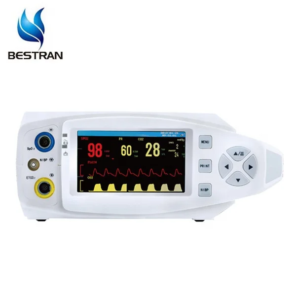 

BT-PO810D медицинское оборудование для больниц, 4,3 дюймов, портативный Настольный оксиметр, SpO2, Частота пульса, цена ETCO2