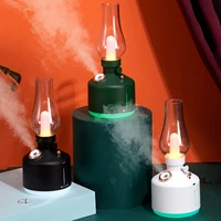 %c2%a0260ml kerosene lamp humidifier usb chargeable mini aroma diffuser with 2 modes led colorful night light air humidifier for hom
