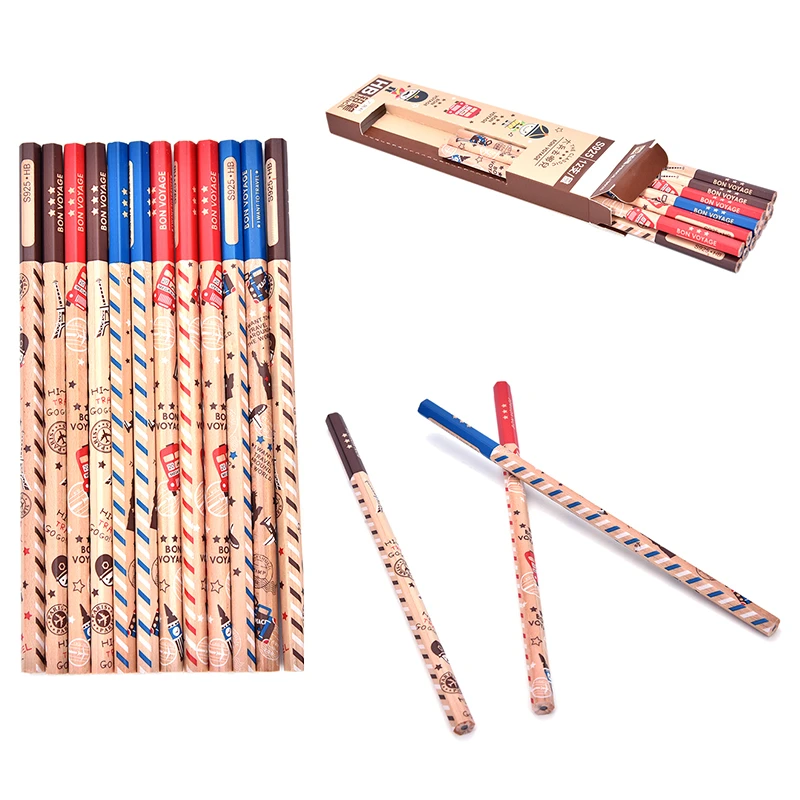 

12PCS Standard pencil Cartoon HB pencils for writing drawing lapices Stationery Office school supplies material escolar infantil