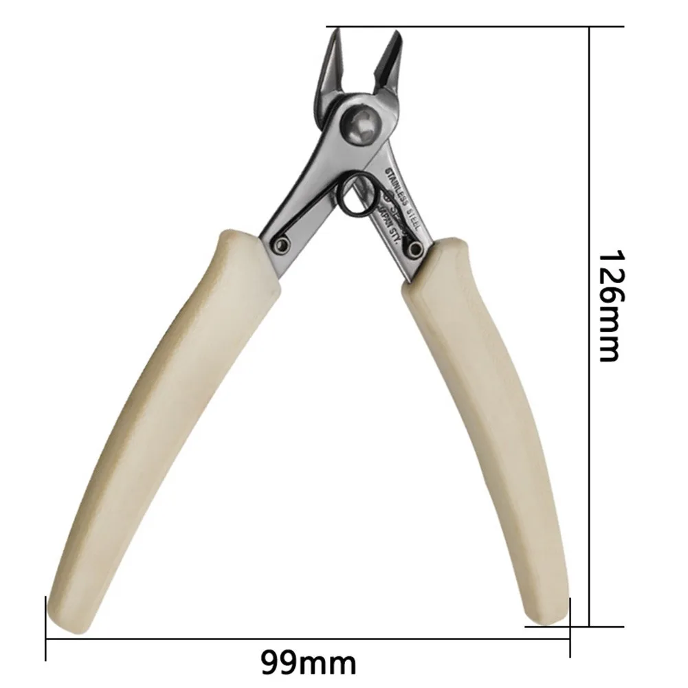 

Stainless Steel Nippers Pliers 45# Steel +PP 99*126mm Cutter Hand Tool