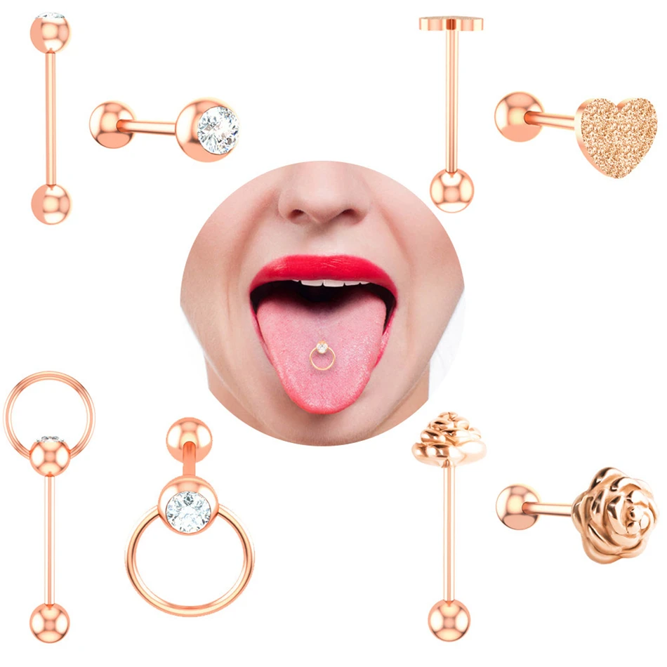 Кольцо для пирсинга сосков Love Flower инкрустированные вручную промышленные