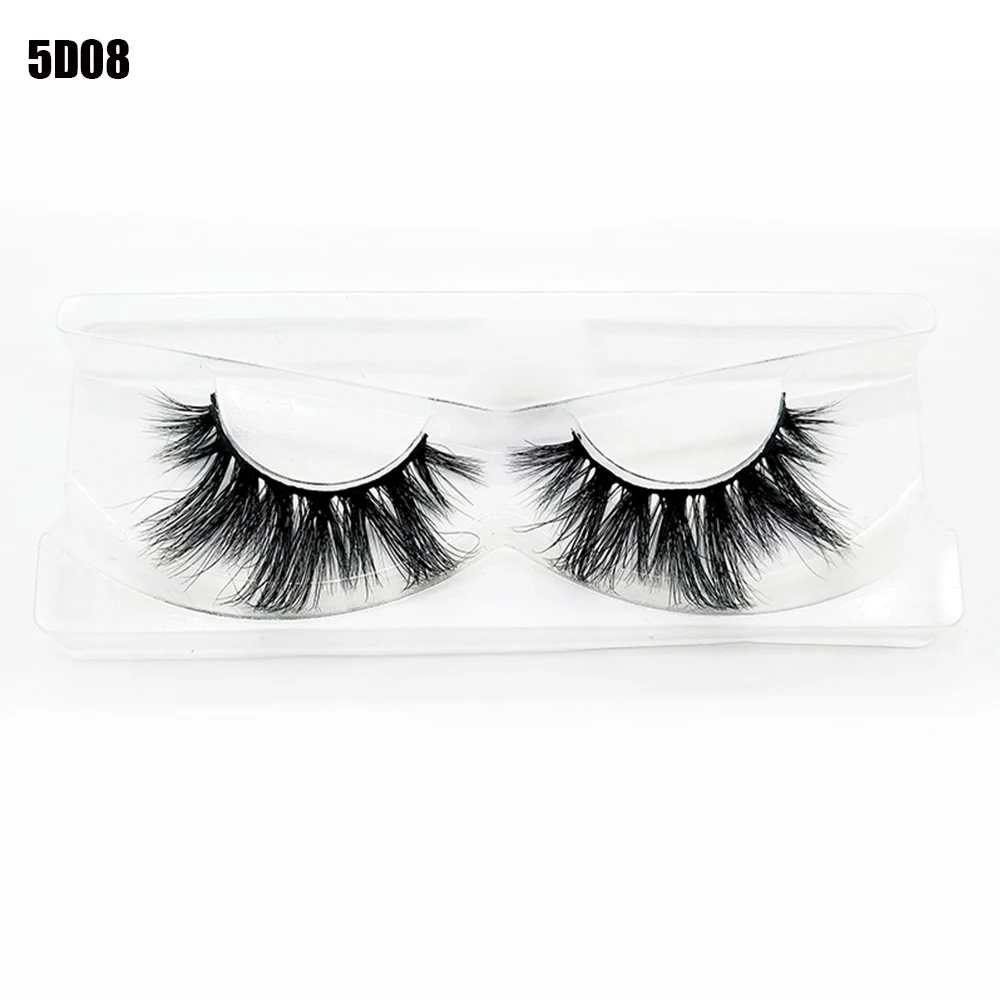 Mink Eyelashes Criss-Cross Natural Fake lashes Length 25mm Makeup 3D Mink Lashes Extension Eyelash Beauty