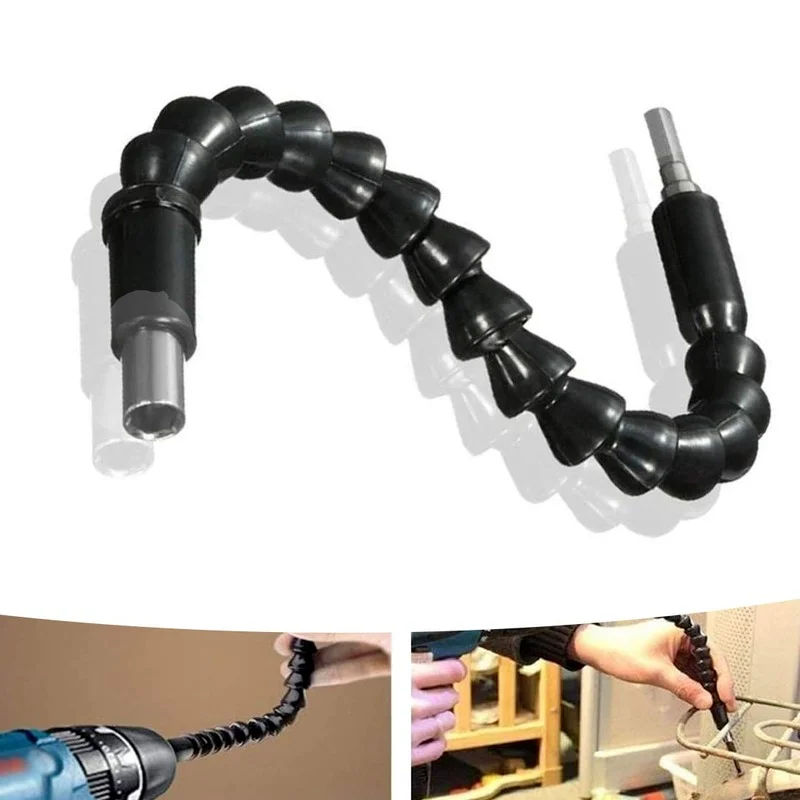 

300mm Flexible Shaft Hex Extension Screwdriver Drill Bit Holder Connect Link for Electric Drill Universal Soft Shaft Tool