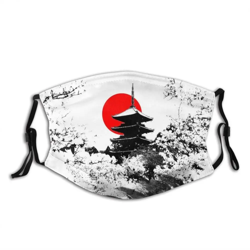 Kyoto Japan Old Capital Adult Kids Anti Dust Filter Diy Mask Japanese Tokyo Shrine Temple Origami Karate Shinjuku |
