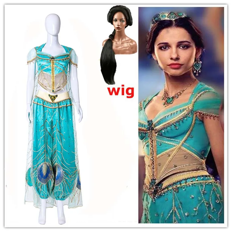 Индивидуальный заказ фильм Алладин Принцесса Жасмин Косплей Костюм для взрослых