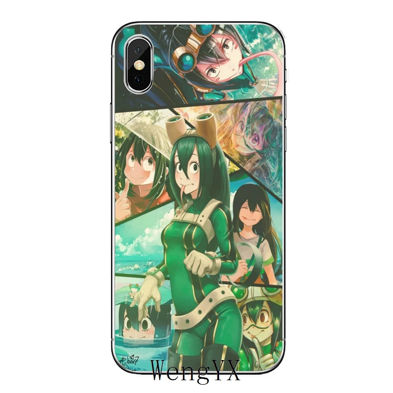 Asui Tsuyu аксессуары для моя геройская академия чехол телефона Samsung Galaxy M30 J8 J7 J5 Pro J6 J4