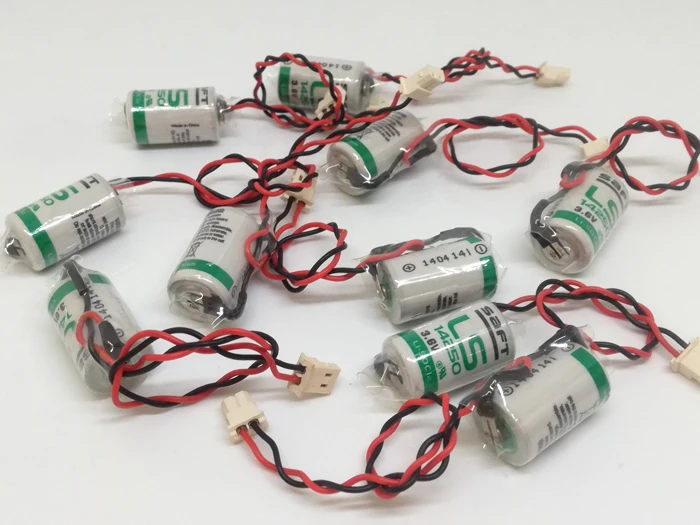 10pcs/lot New Original SAFT LS14250 14250 1/2AA LiSOCL2 3.6V 1250mAh PLC Battery Batteries With Plug LS | Электроника