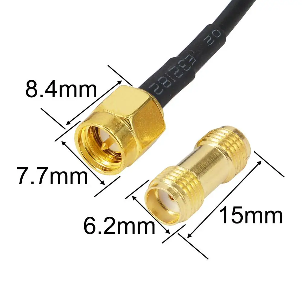 2 дБи 3 gsm 824 960 МГц 1710 1990 GSM антенна штекер SMA разъем 1 5 м + гнездо в SMA|Антенны для