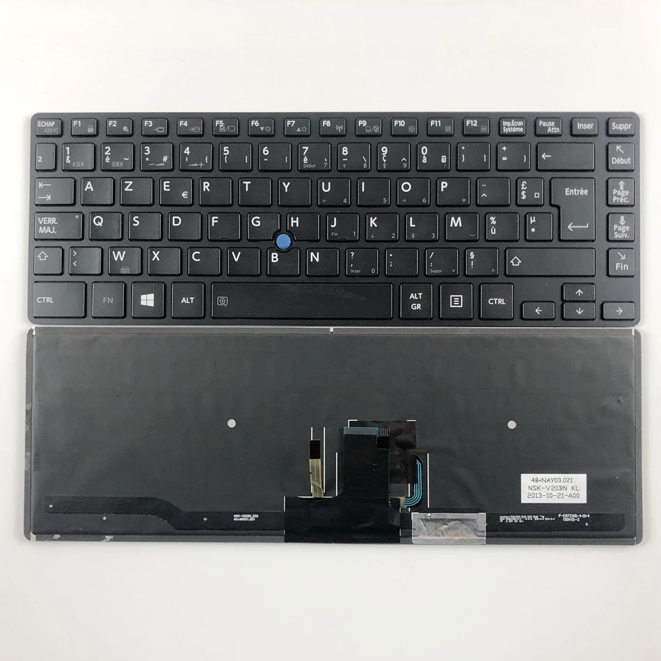 Таиланд Французский с подсветкой точечной клавиатурой для ноутбука Toshiba Tecra Z40-A