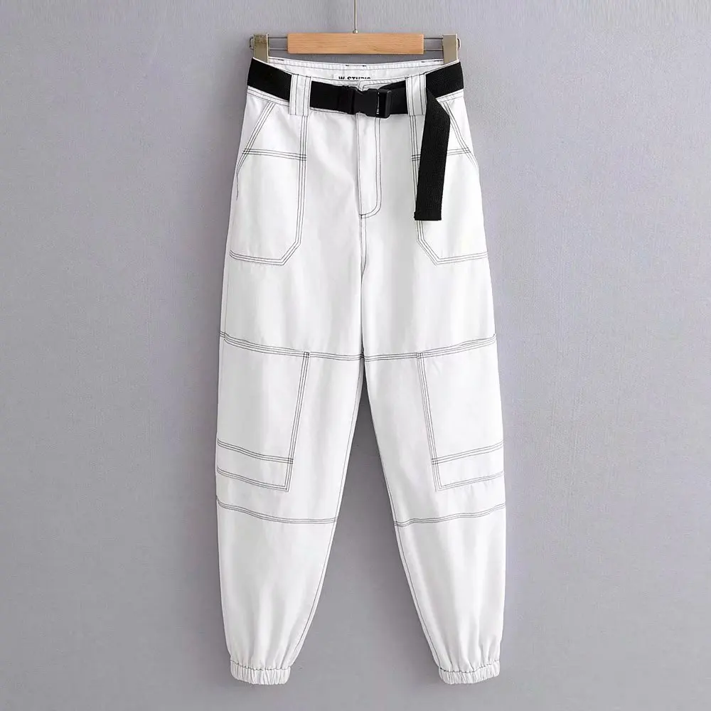 

Streetwear Pantalones Cargo Pants Women Gothic Harajuku High Waist Joggers Sweatpants Summer Autumn Chic Hip Hop Trousers