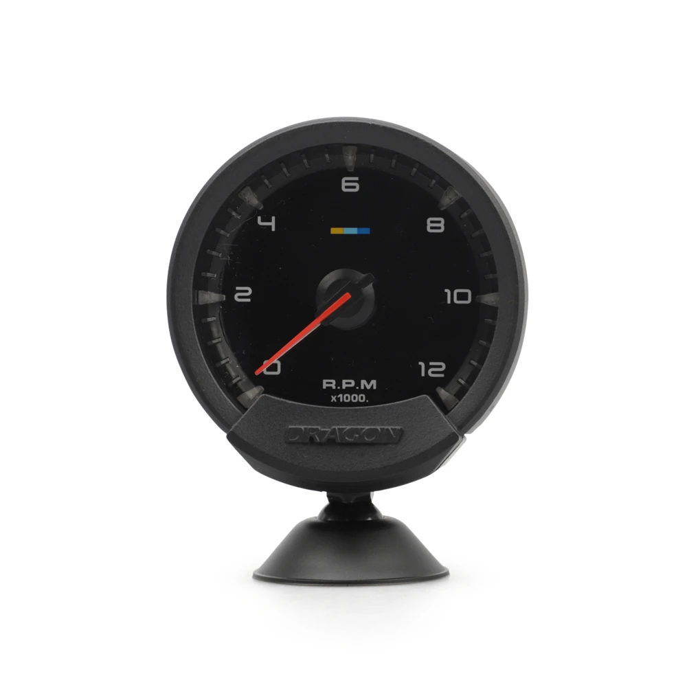 2 5 дюймов автоматический датчик светодиодный Тахометр 0 12000 об/мин датчика с