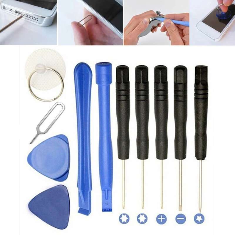 11 шт. сотовый шуруповерт набор инструментов для ремонта мобильных телефонов