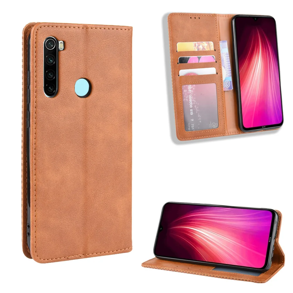 Ретро Флип Кожаная Обложка для книг для xiaomi Redmi Note 8 7 Pro GO K20 Магнитный Флип-бумажник чехол для xiaomi CC9E A3 Lite 9T чехол