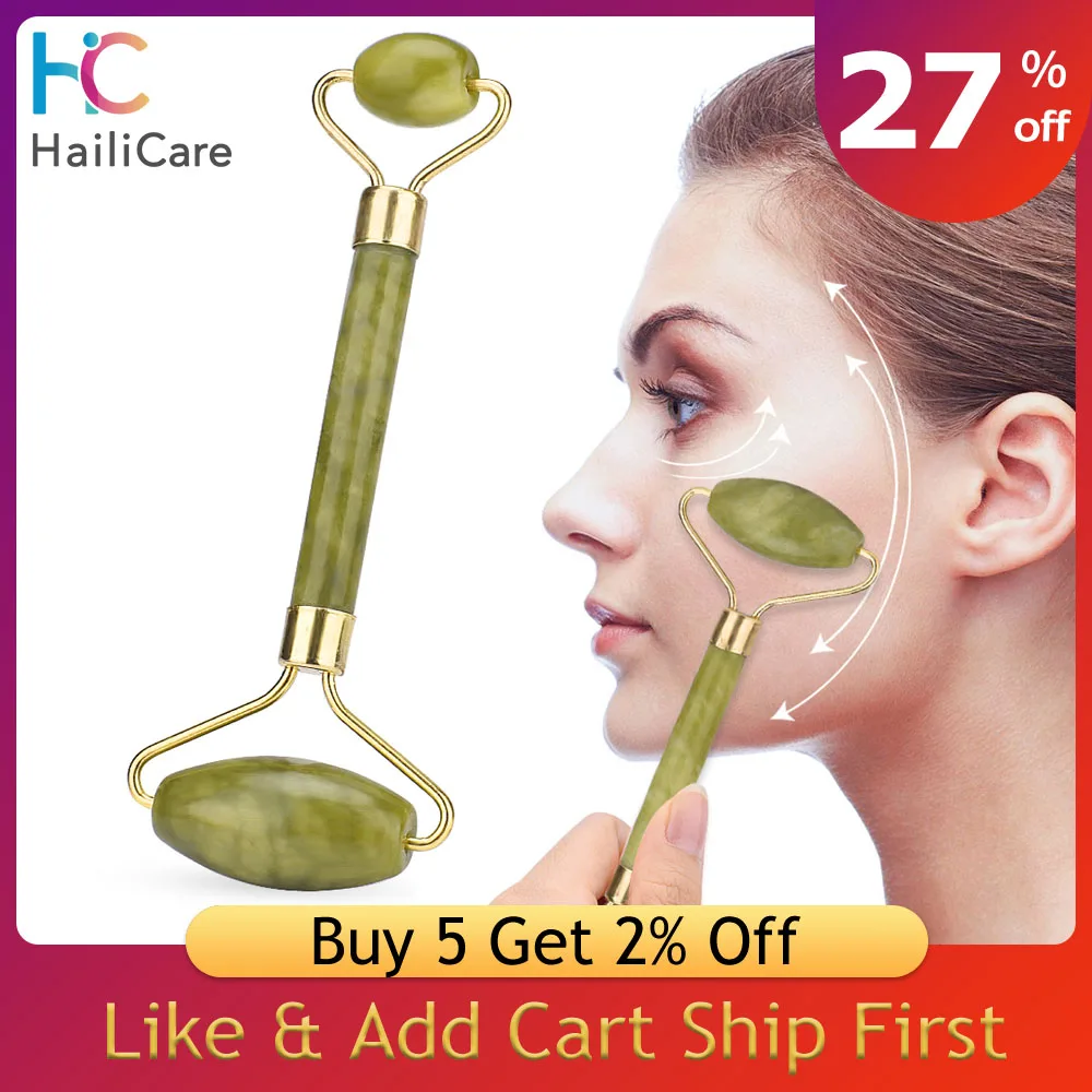 Нефритовый роликовый инструмент лифтинга лица шпатель для массажер похудения