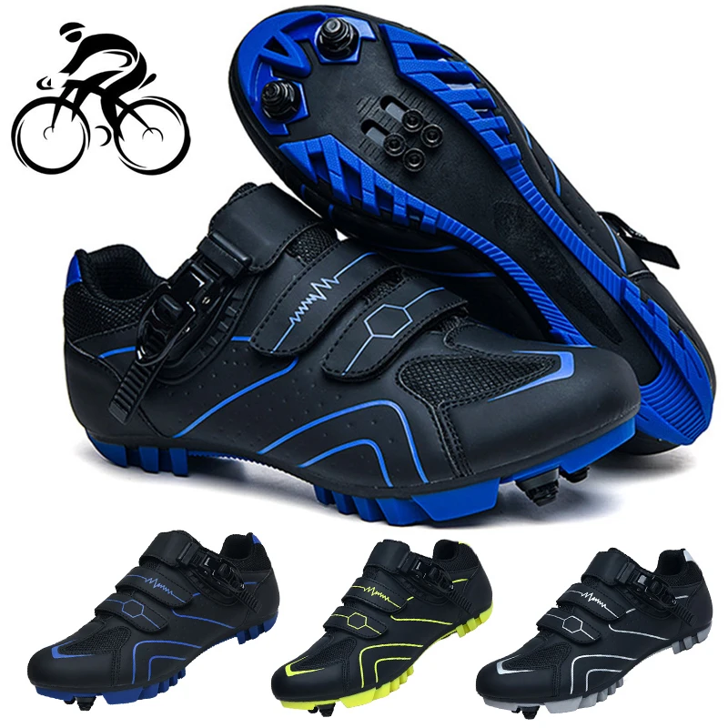 

2021 Men Cycling Shoes Women Breathable Sapatilha Ciclismo Mtb SPD Cleats Female Spinning Bicycle Sneakers Superstar Riding Shoe