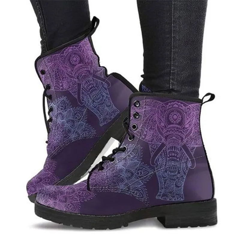 

Demonia Goth Platform Women's Boots Fashion Casual Autumn Winter Female Shoes Handmade Printing New Selling Ladies Ankle Boots