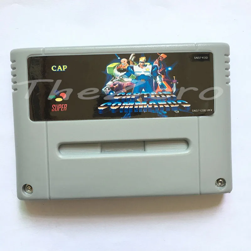 Видеоигра Captain Command для 16-битной фотокартриджей картридж 46 контактов версия