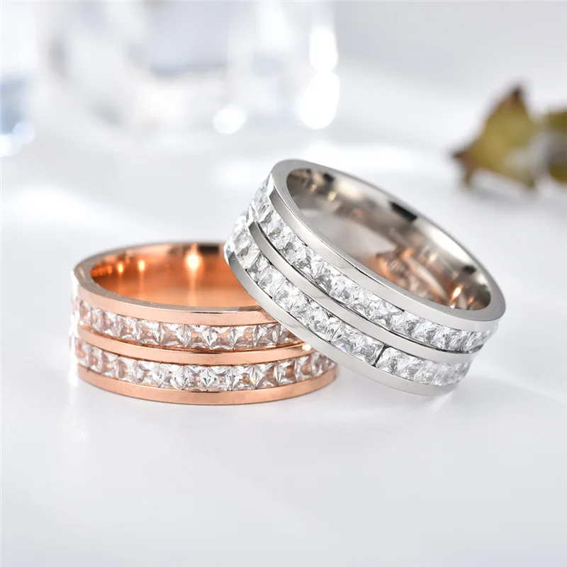 

Rose Gold Silver Jewelry Ring