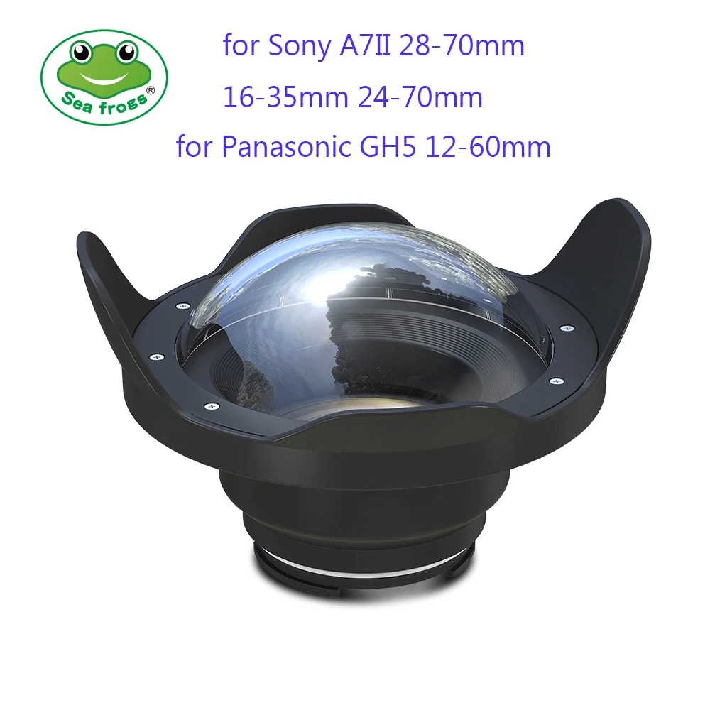 

Diving 6 inch Dry Dome Port for Meikon SeaFrogs Housings 40M 130FT Underwater Camera Fisheye for for Sony A7 II Panasonic GH5