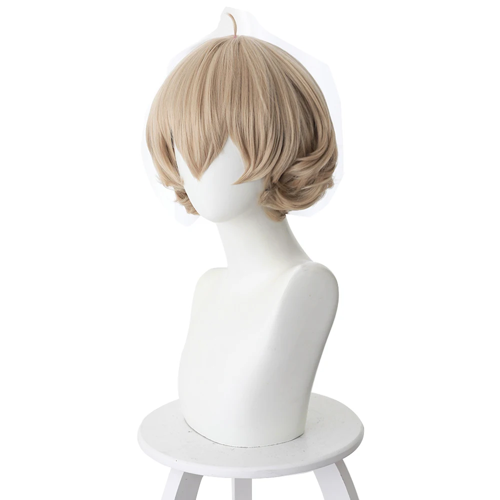 Аниме изобрел вывода Iwanaga котоко Косплэй парик 35 см для девочек синтетический Лен