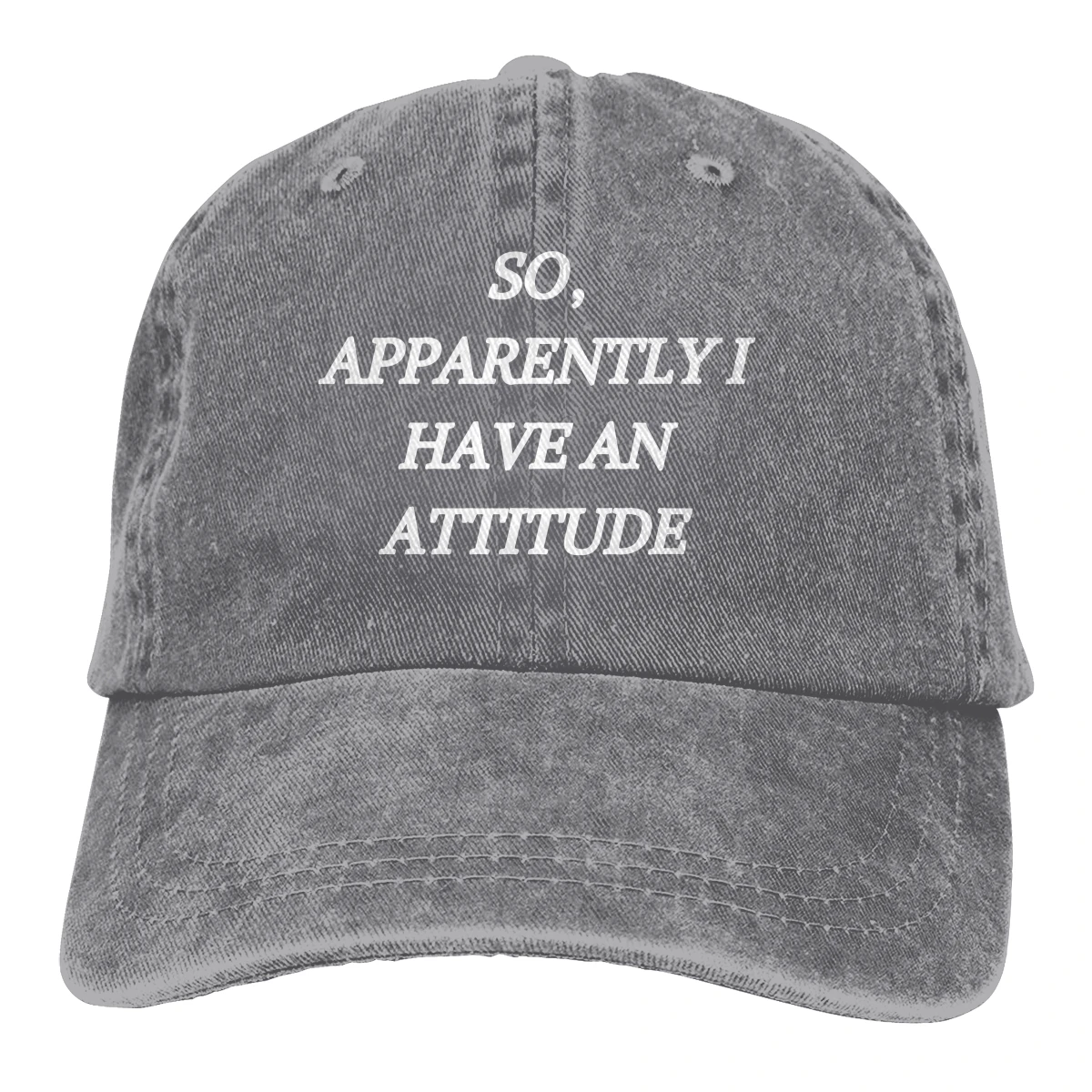 

So Apparently I Have An Attitude Hat for Men Women Summer Sun Hat Fishing Baseball Cap