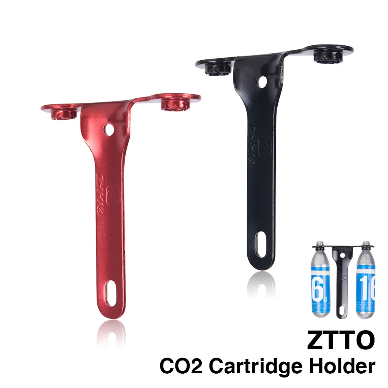 

CO2 Cartridge Holder Bracket Hold 2 x Control Blast CO2 Cartridges for Road bike Water Bottle Cage Mount bicycle part