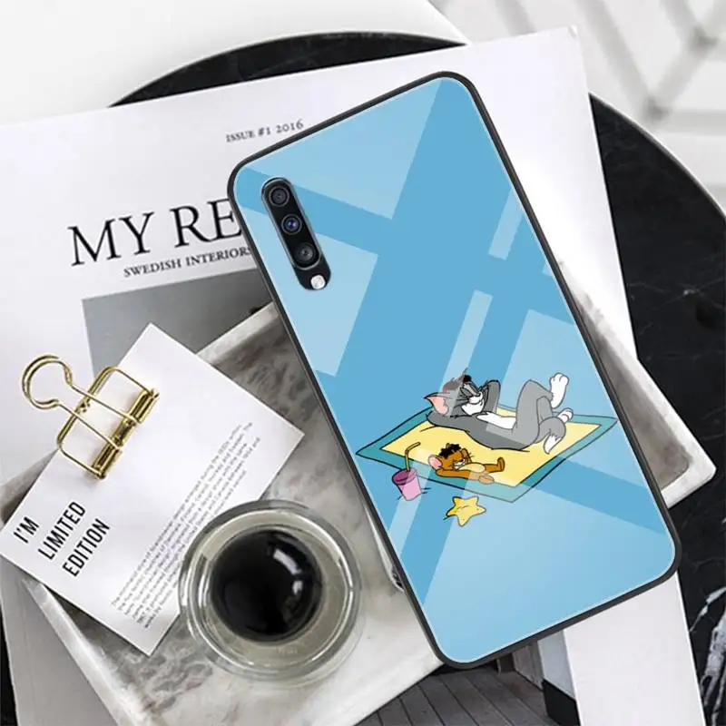 

Tom Cat And Mouse Glass Phone Case Coque Fundas For Xiaomi Redmi Note 7 5 4 6 6A Mi 8SE 8 6 Lite Mix 2 2s Note 3 Cover