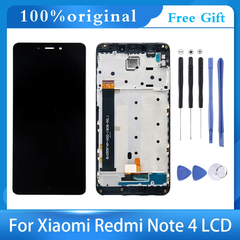 5 дюймовый протестированный для Xiaomi Redmi Note 4 + инструменты MTK Helio X20For ЖК-дисплей и