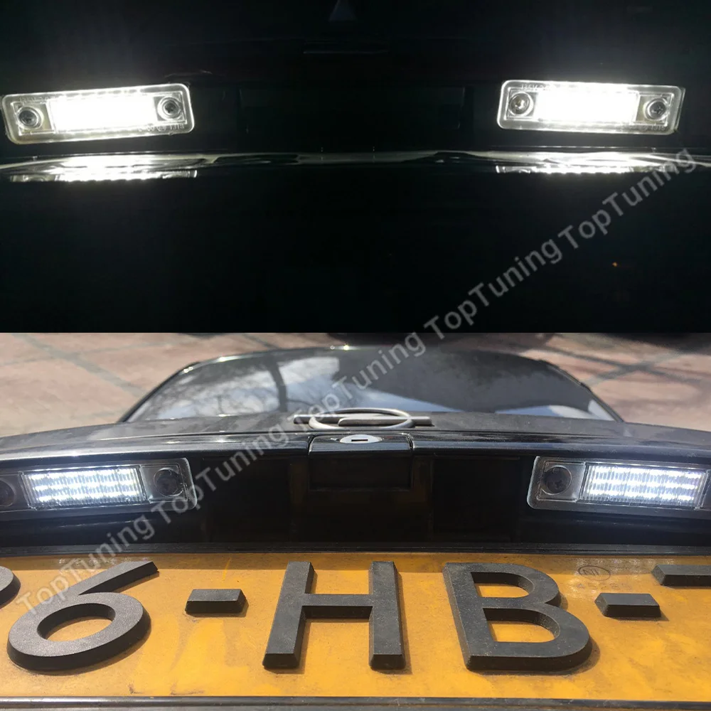 

2PCS LED Licence Lamp For Opel Corsa B 93-00 Omega A 86-94 B 94-03 Vectra B 95-03 Zafira A 99-05 Car Number Plate Light