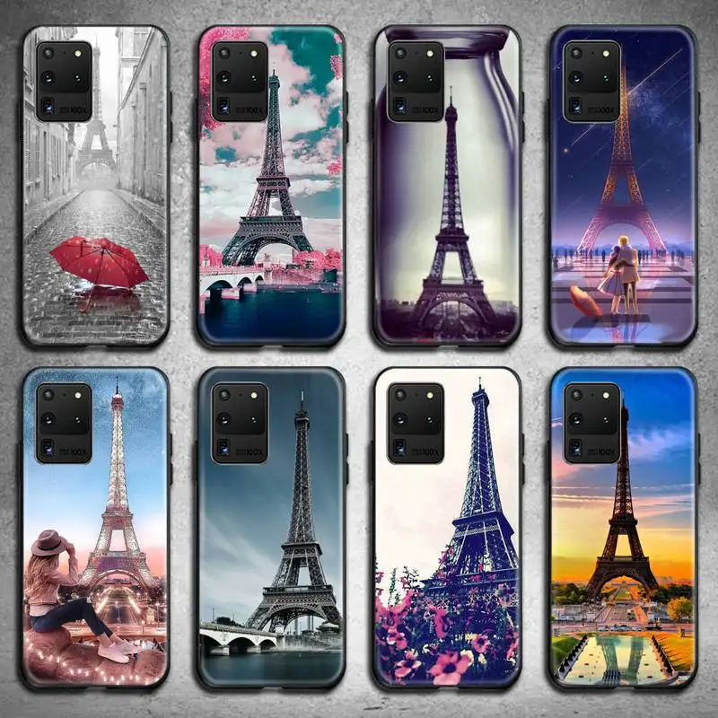 

Hot Love Paris Eiffel tower Phone Case For Samsung Galaxy S21 Plus Ultra S20 FE M11 S8 S9 plus S10 5G lite 2020