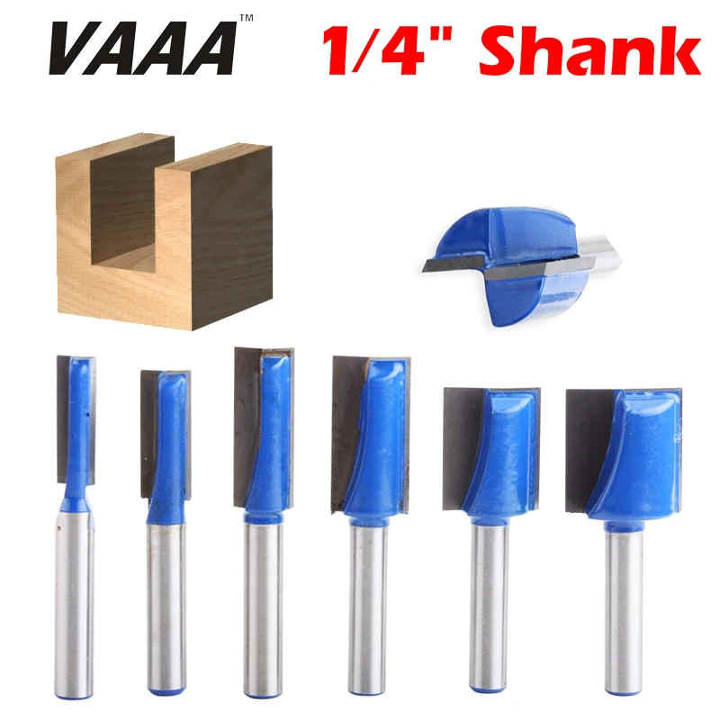 VAAA 1 шт. 1/4 &quotхвостовик для очистки нижней гравировки твердосплавные фрезы