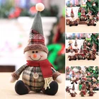 Рождественская тематическая плюшевая кукла, супер милая мягкая игрушка, классическое настольное украшение праздничный Декор для дома TS1, Рождественское украшение 2022