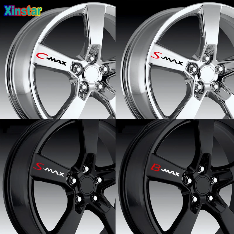 

4pcs/lot car body sticker for ford Smax S-MAX Cmax C-max Bmax B-MAX