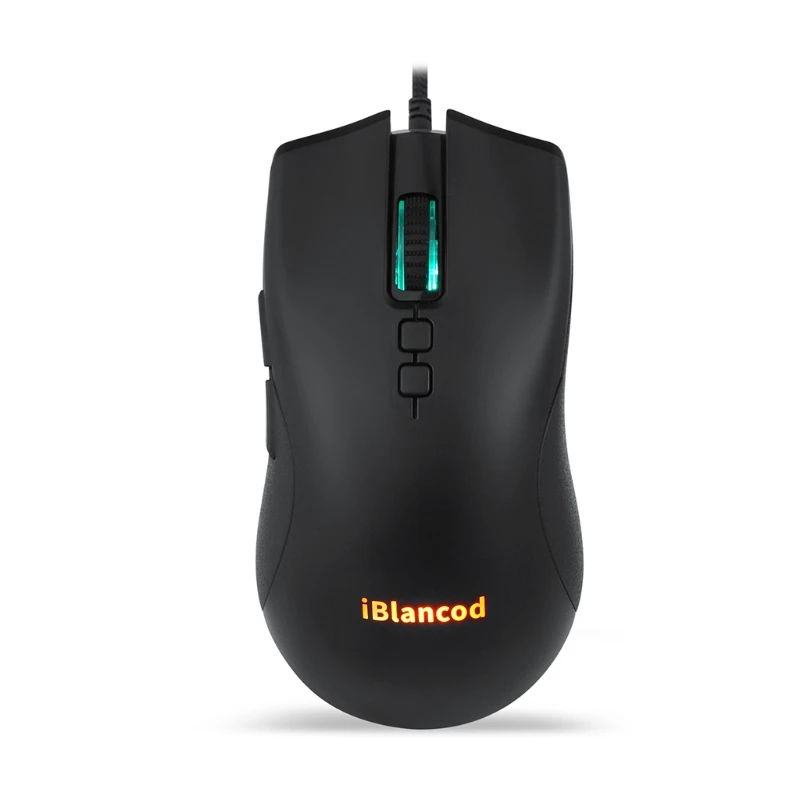 

C1FB Wired Mouse Computer USB Wired with 7 Buttons dpi Adjustable Wired Mouse Plug and Play for Laptop Desktop Notebook